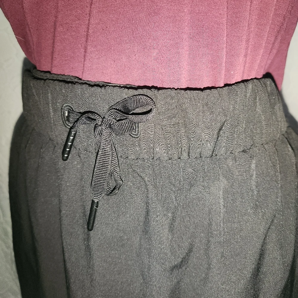 Athetic Women Black Skort Med 8-10